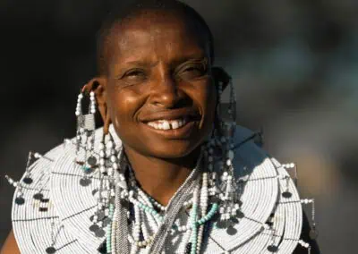 Maasai Lady smiling