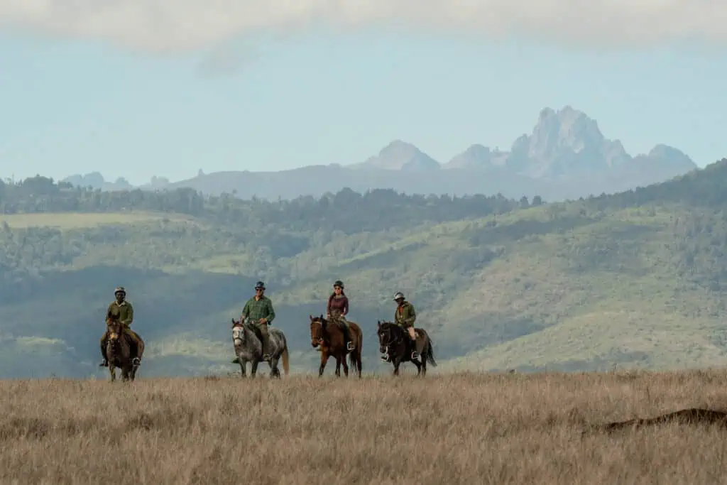 Horse riding safari in Lewa, Kenya