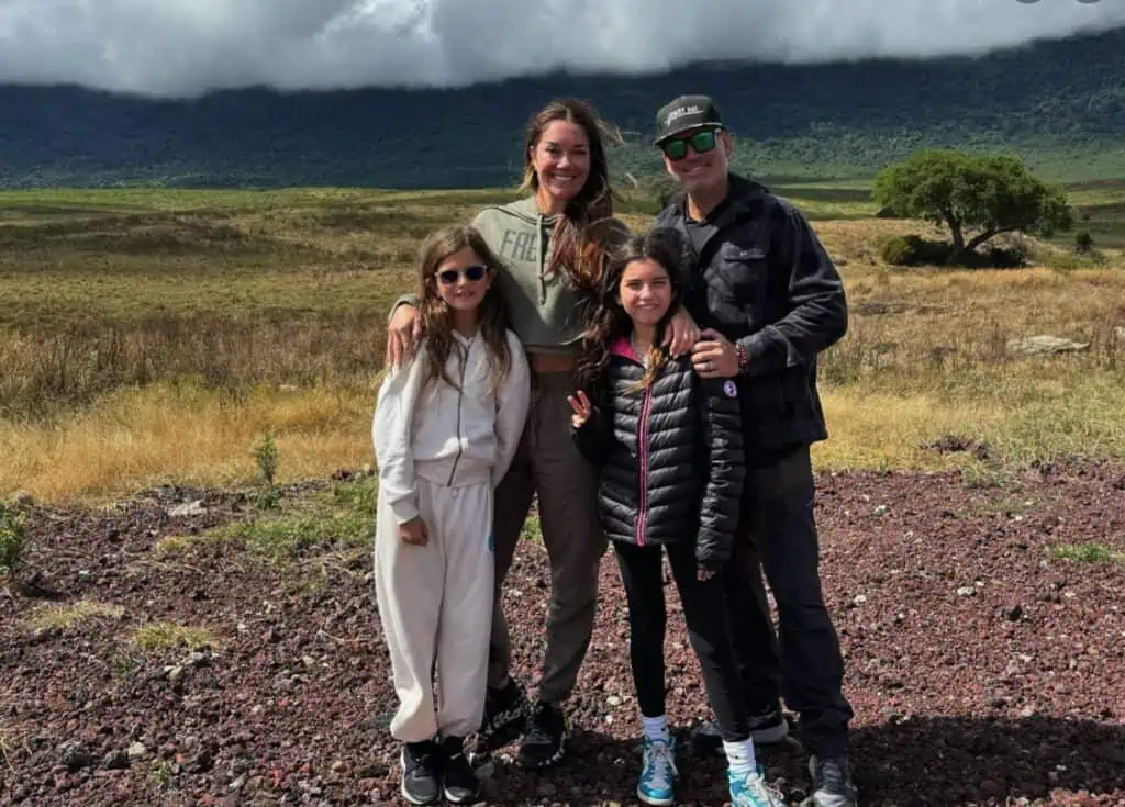 A Family on safari in Tanzania with Prints Across Africa