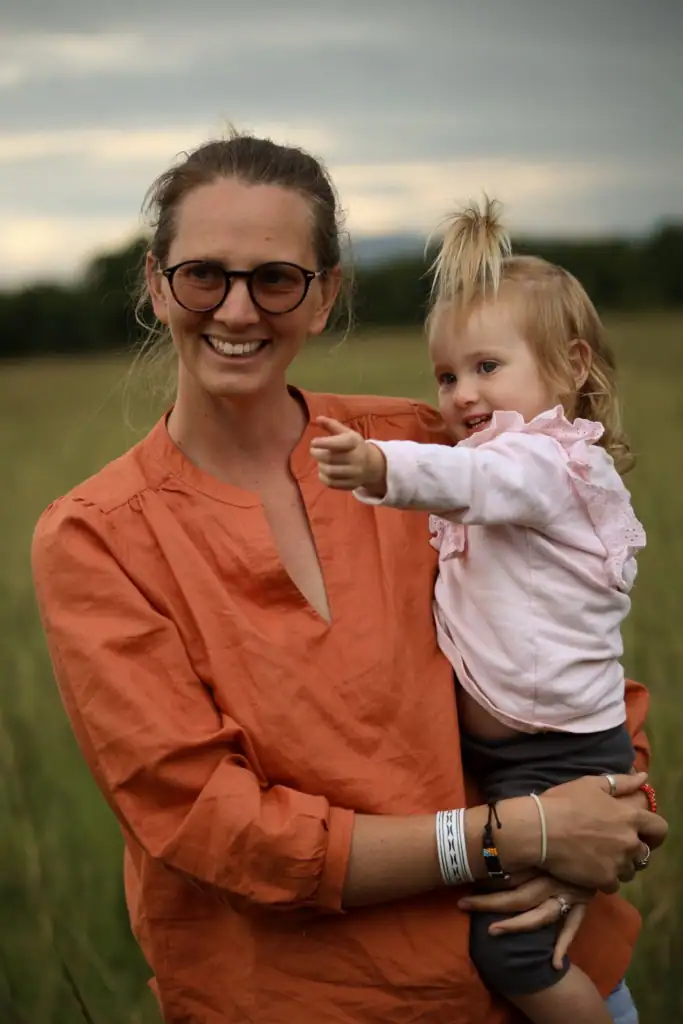 Me and my daughter on safari